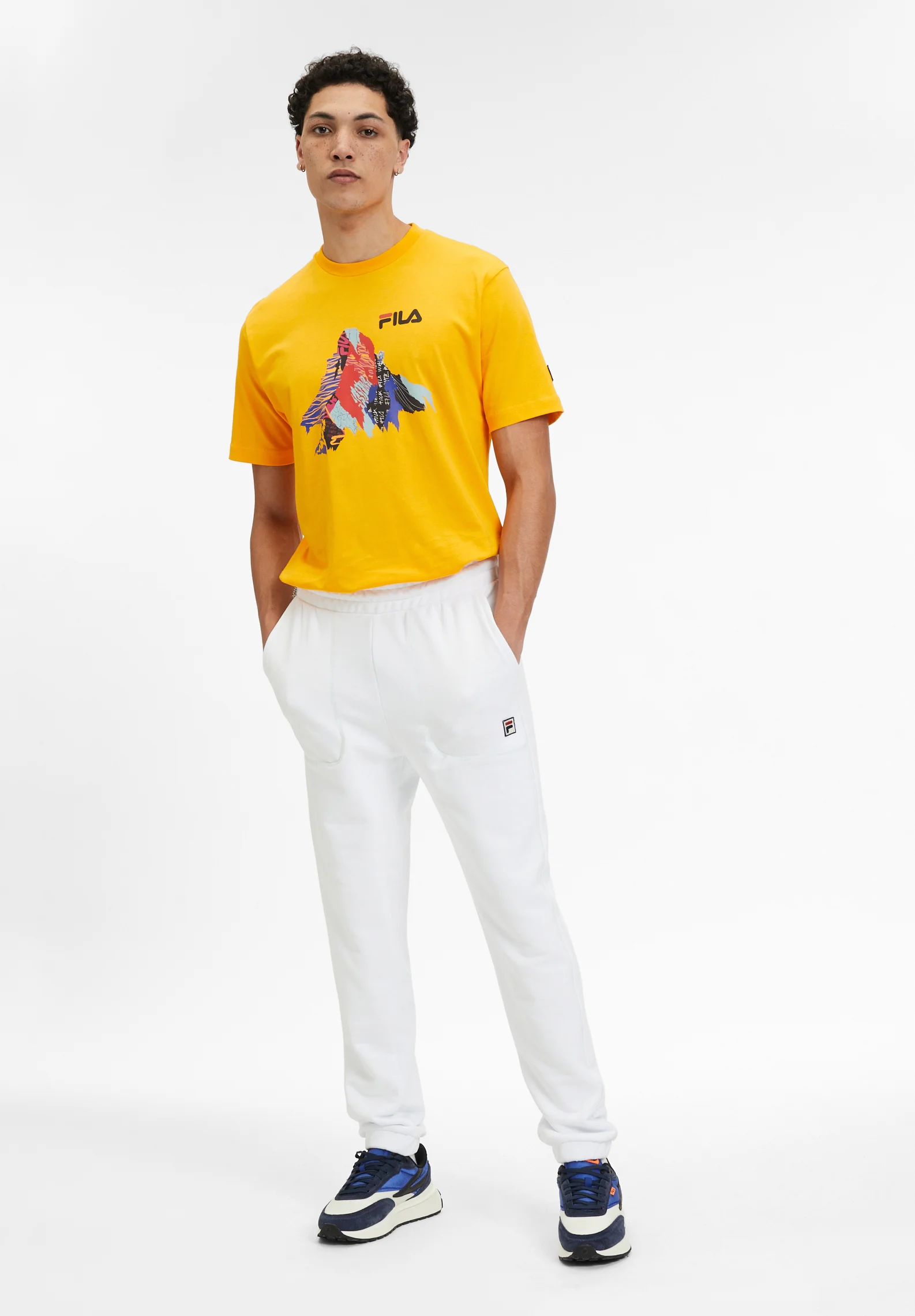 Fila APPAREL RIFUGIO CUFFED - Pantalones deportivos