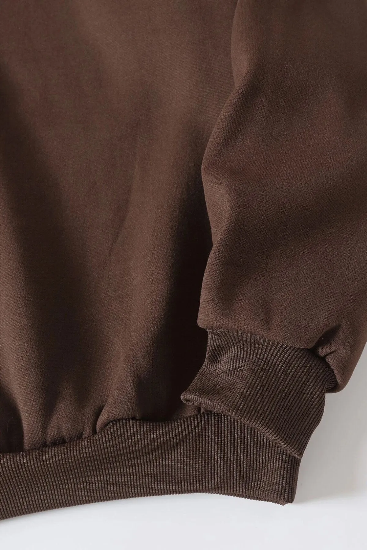 MODAGEN  Unisex-Sweatshirt mit Rundhalsausschnitt, braun, Los Angeles, bedruckt, Oversize