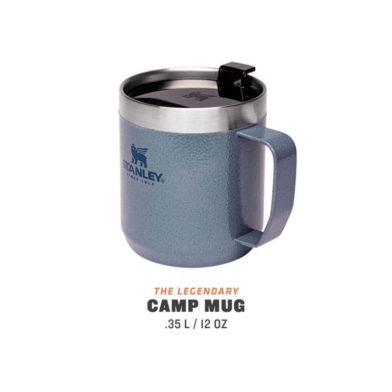 Stanley Campingbecher, Classic Legendary Camp Mug 12oz \/ 350ml Hammertone Ice