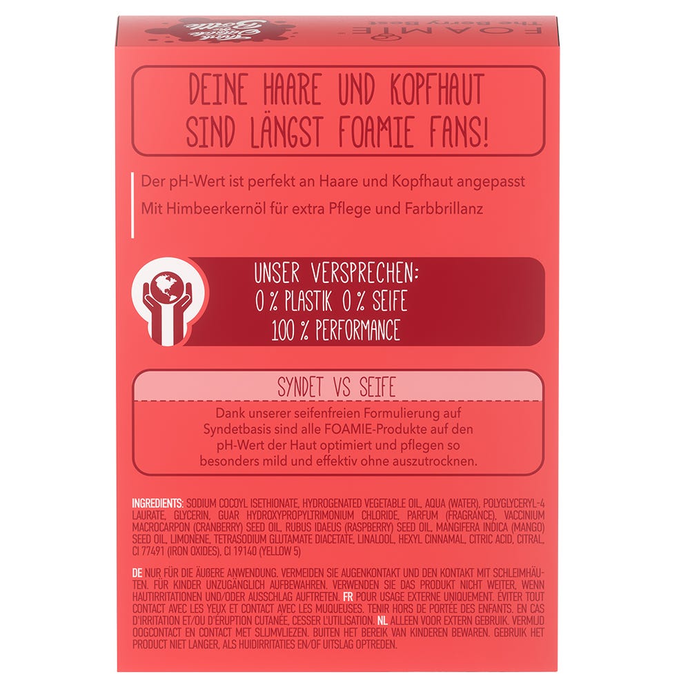 FOAMIE Festes Shampoo - The Berry Best