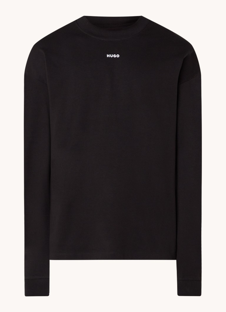 Camicia a maniche lunghe HUGO BOSS Daposo con logo