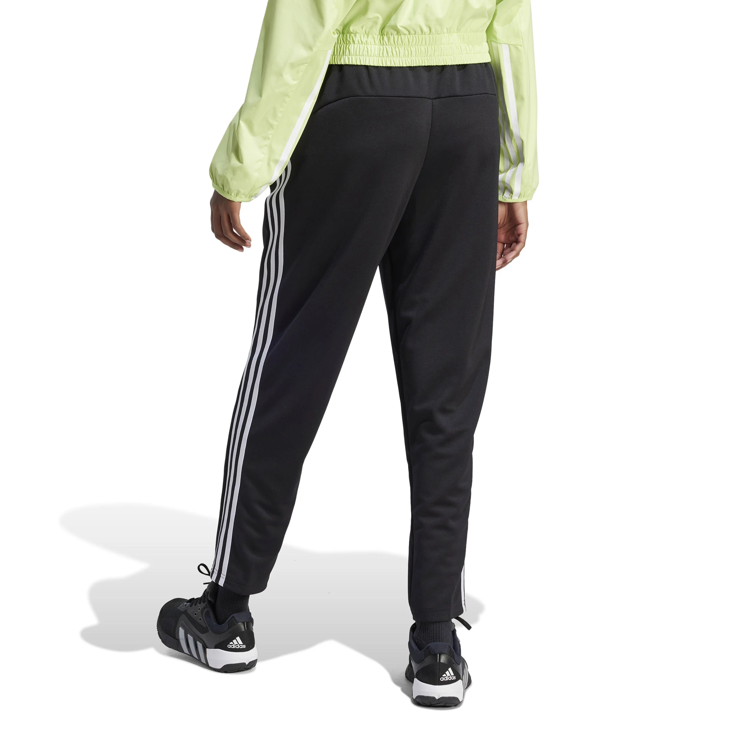 Essetials 3-Stripes Trainingshose Damen - Schwarz, Weiß
