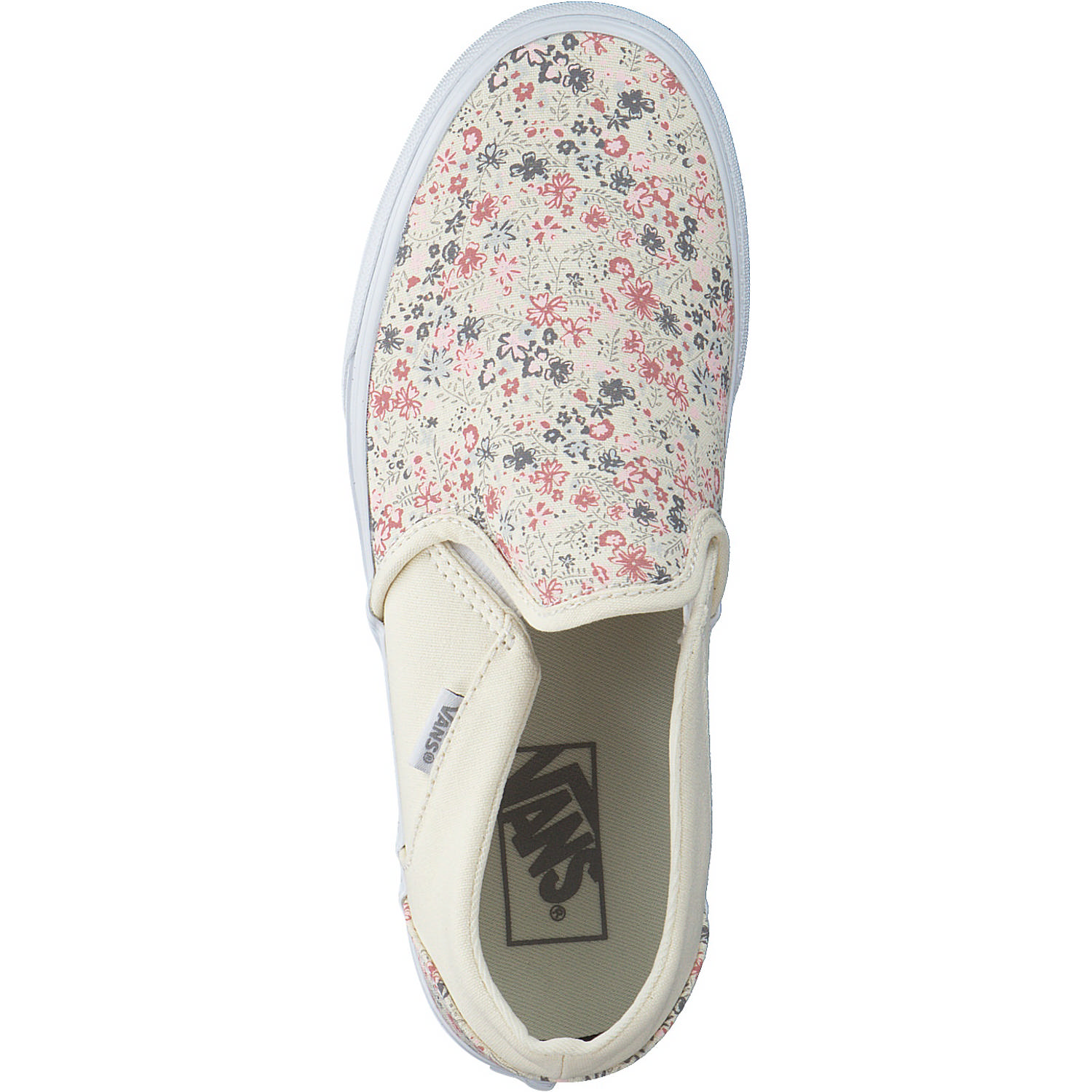 Vans Asher VN0A32QM, Sneakers Low, Damen, Weiß
