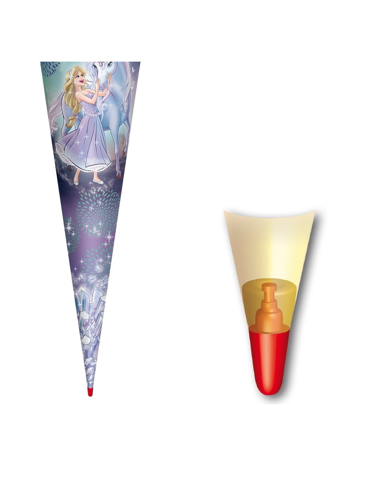 ROTH Schultüte groß Königin im Eis 70 cm, Glitter in Blau günstig kaufen onesize