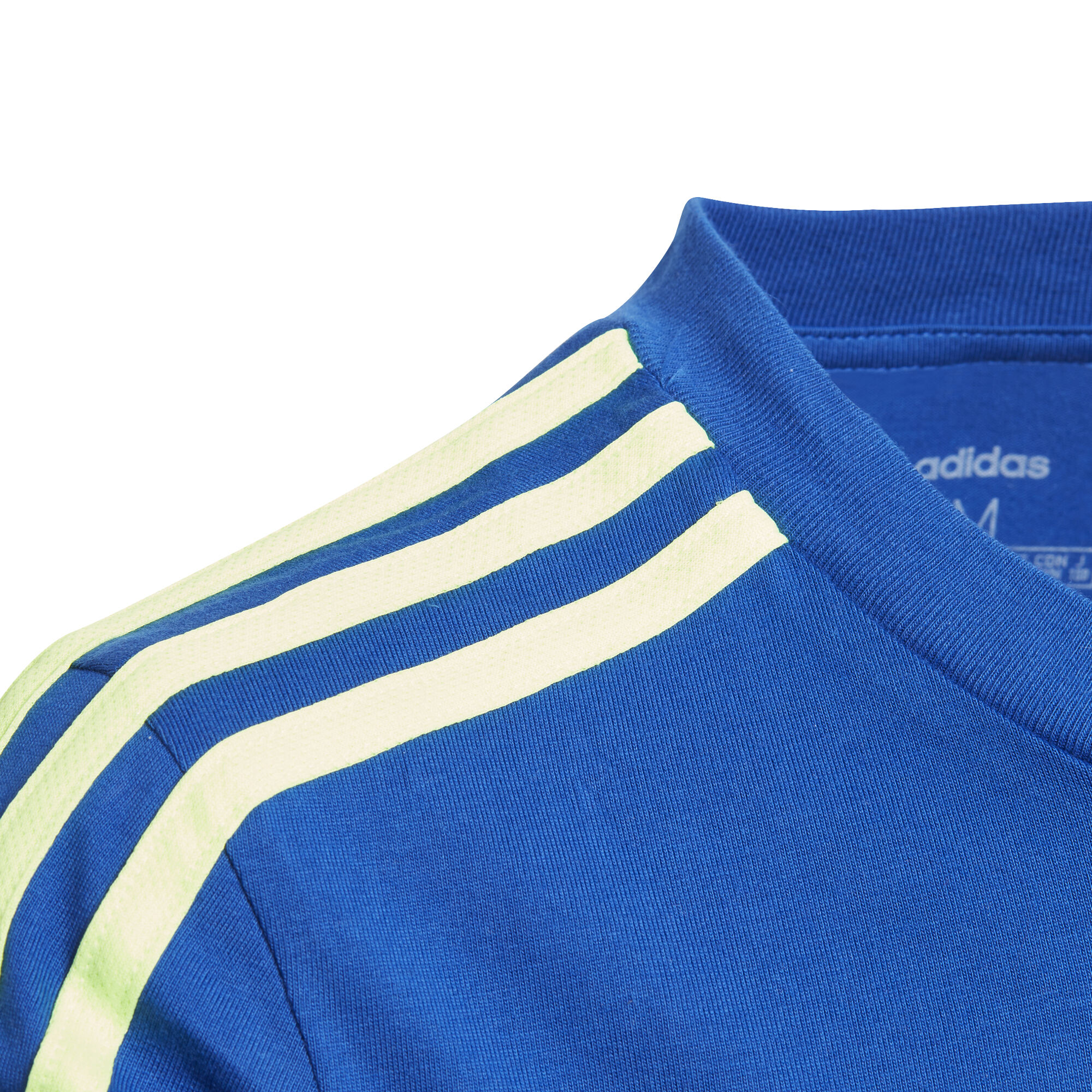 Essentials 3-Stripes T-Shirt Jungen - Blau, Weiß