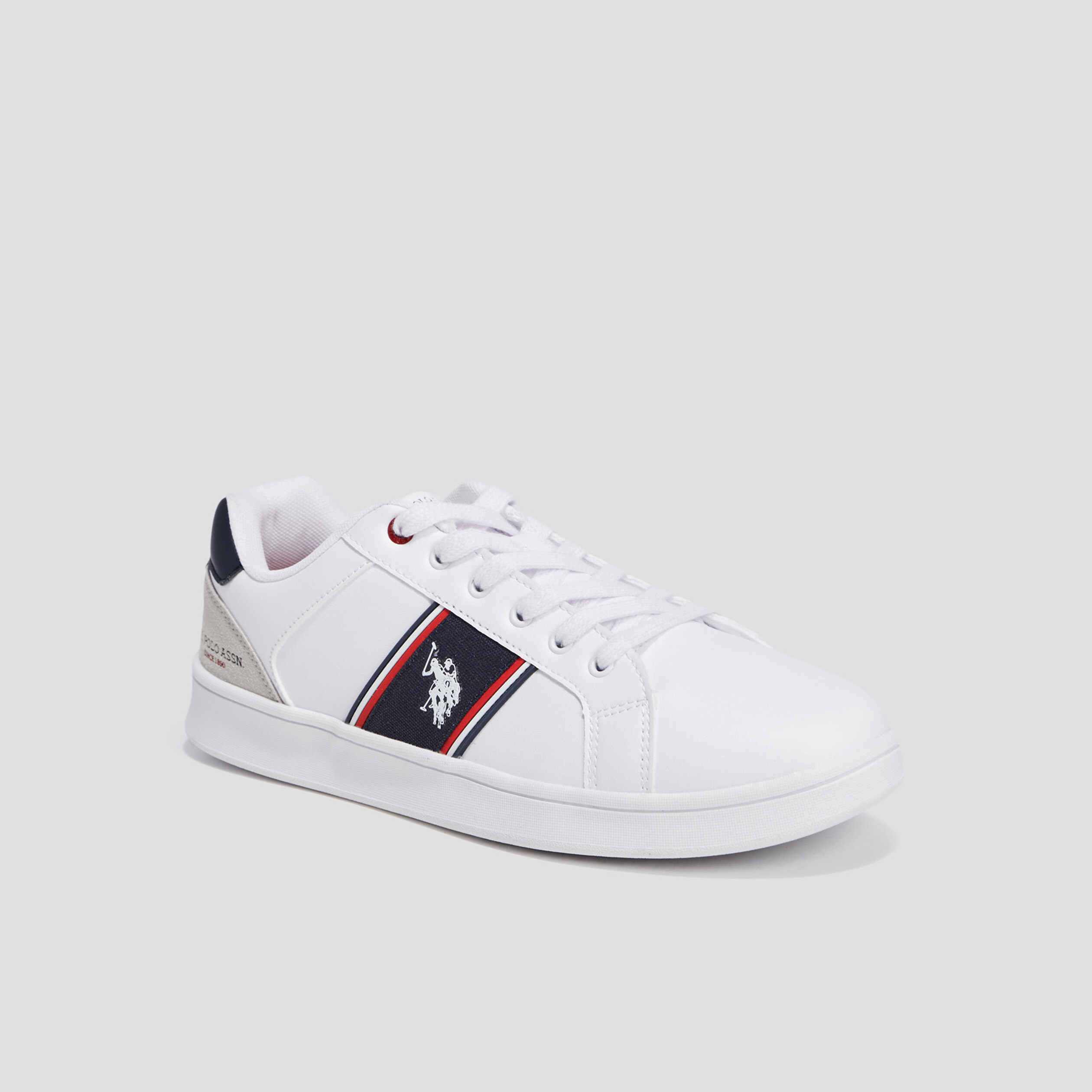 Tennis à lacets US Polo ASSN Combus blanc homme | La Halle