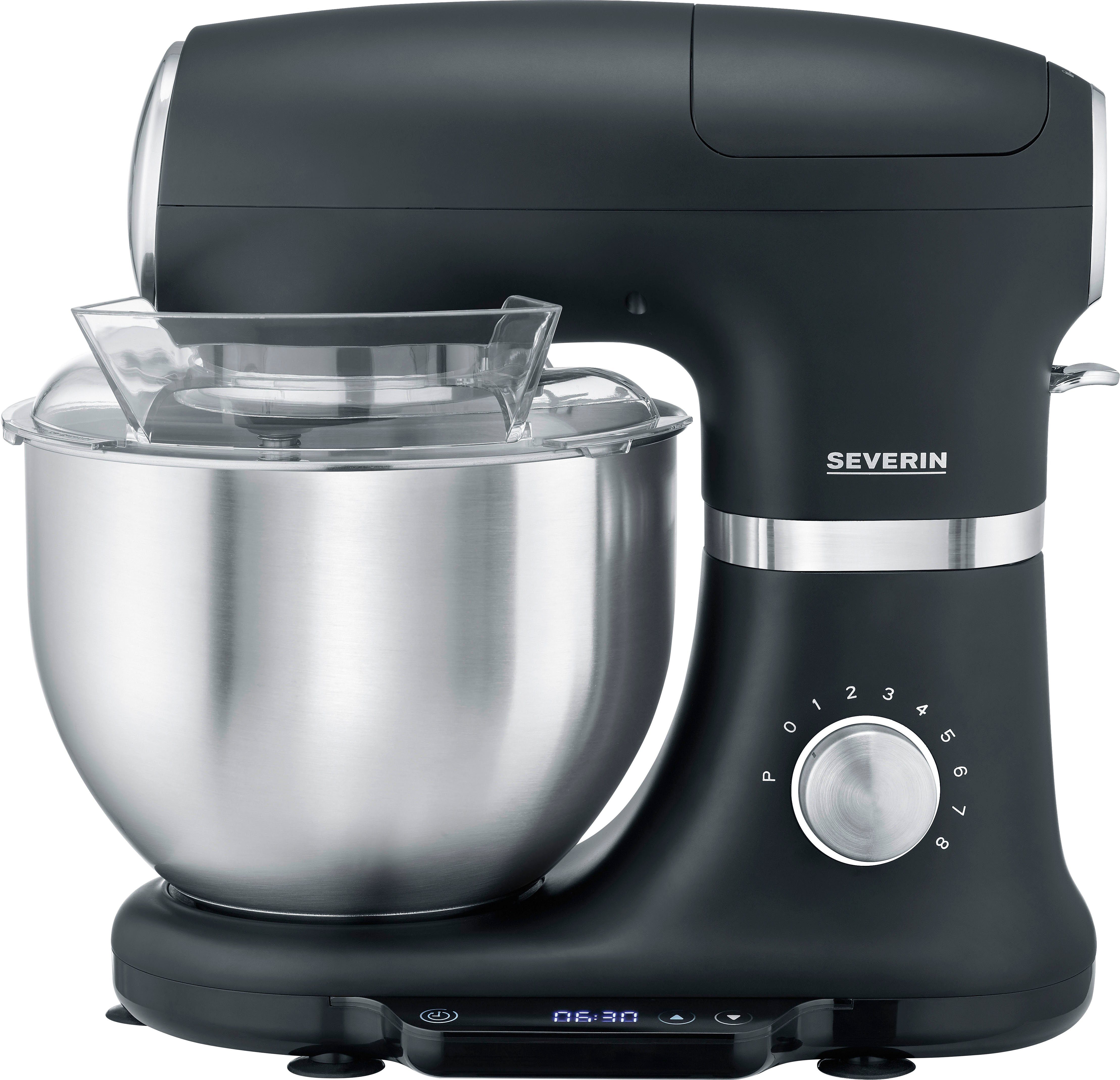 Severin Küchenmaschine KM 3898 mit integrierter Waage, 1000 W, 5,5 l Schüssel