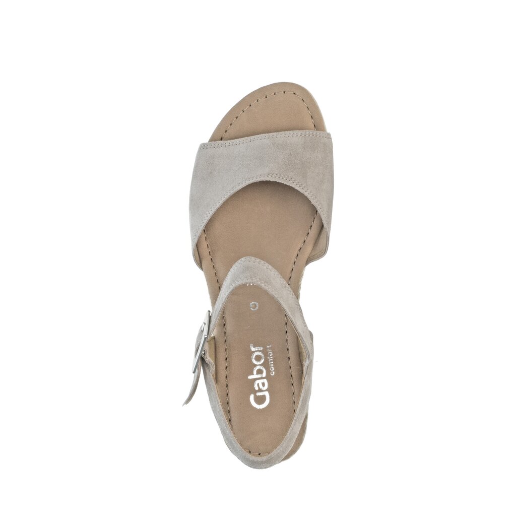 Gabor comfort Keilsandalette beige