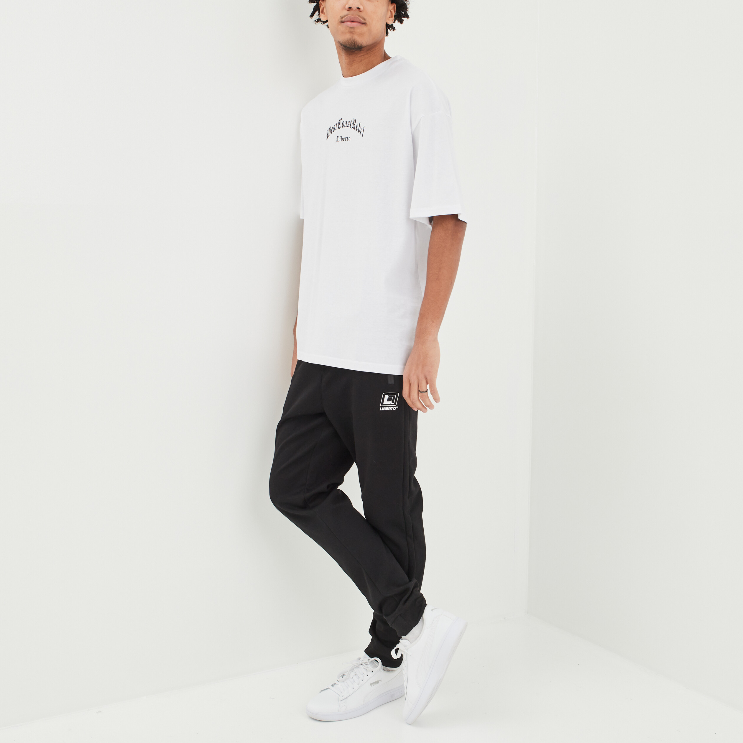 T-shirt manches courtes Liberto blanc homme | La Halle