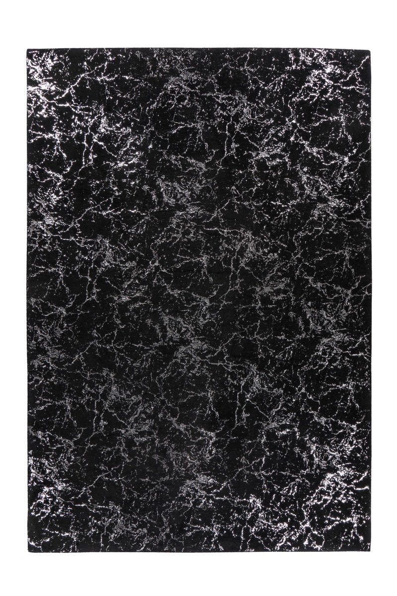 me gusta Teppich Schwarz / Silber 120cm x 170cm