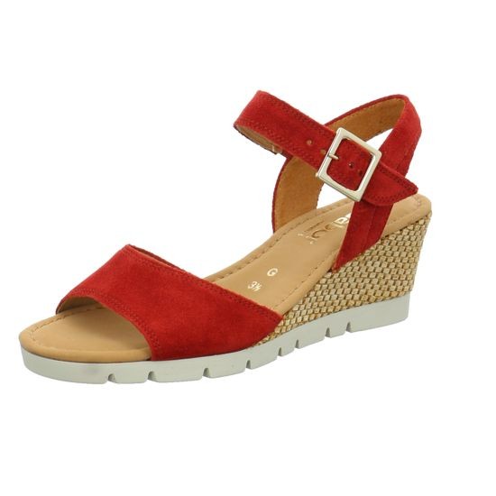 GABOR Komfort Sandalen rot