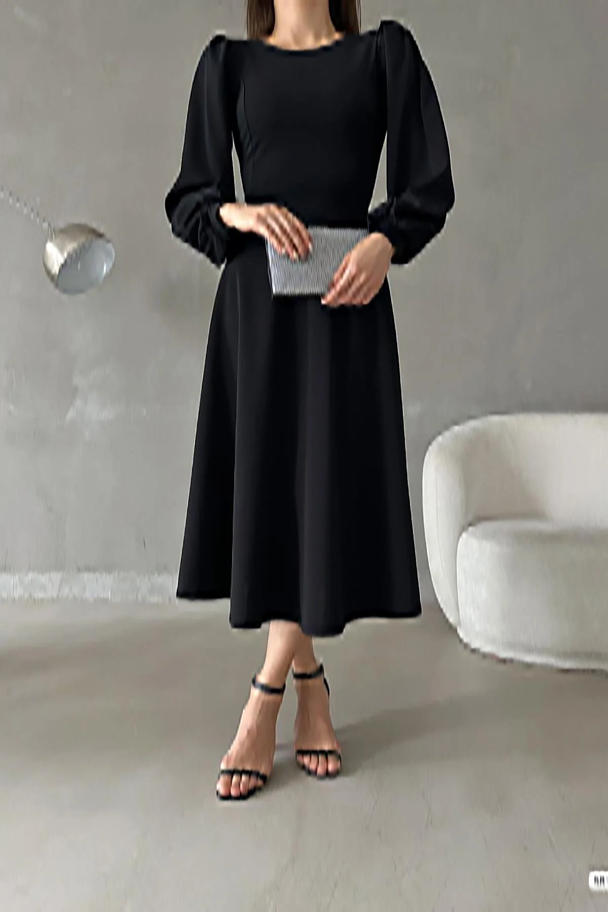 Deafox  Kleid - Schwarz - A-Linie