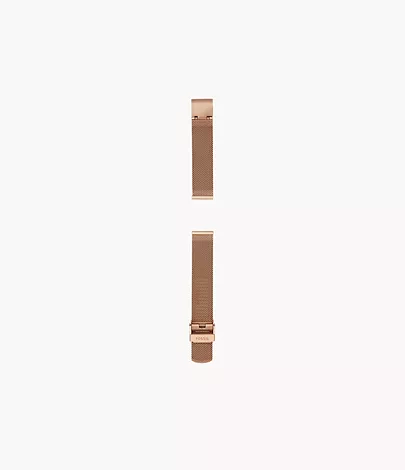 Fossil Milanaiseband für Damenuhr 16 mm Roségold