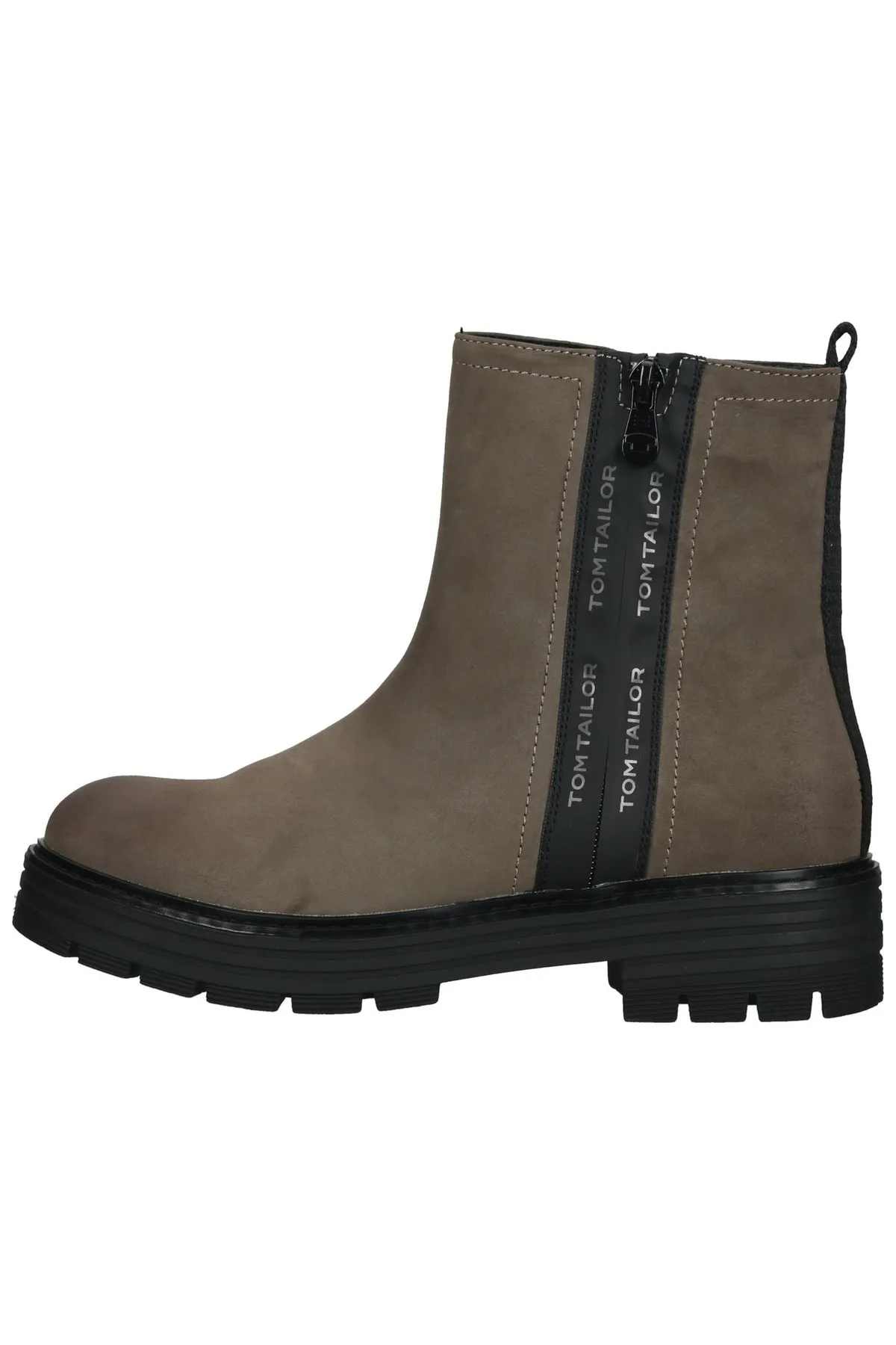 Tom Tailor  Stiefelette - Beige - Blockabsatz