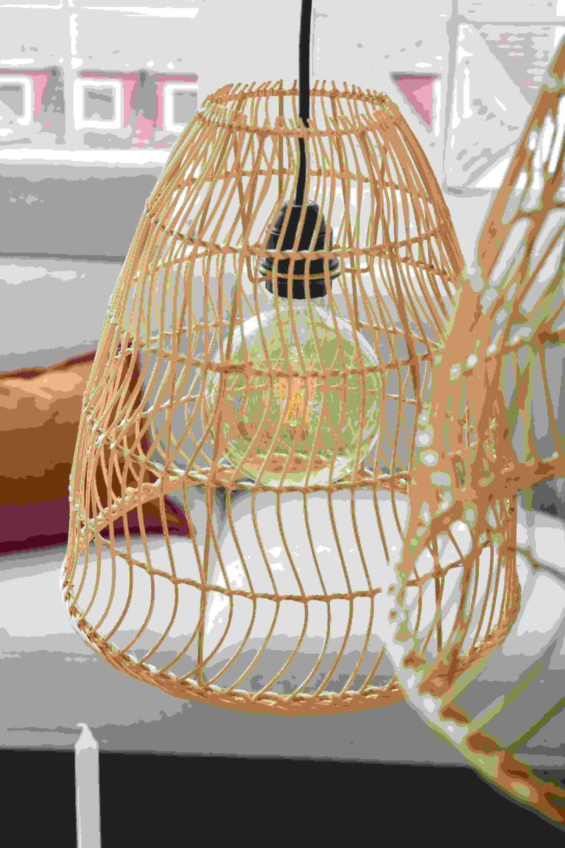Roomio 1-flg Pendelleuchte 9805 Rattan
