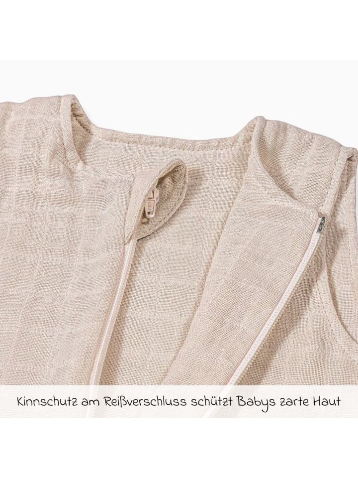 Makian Musselin-Schlafsack - Greige - in beige günstig kaufen