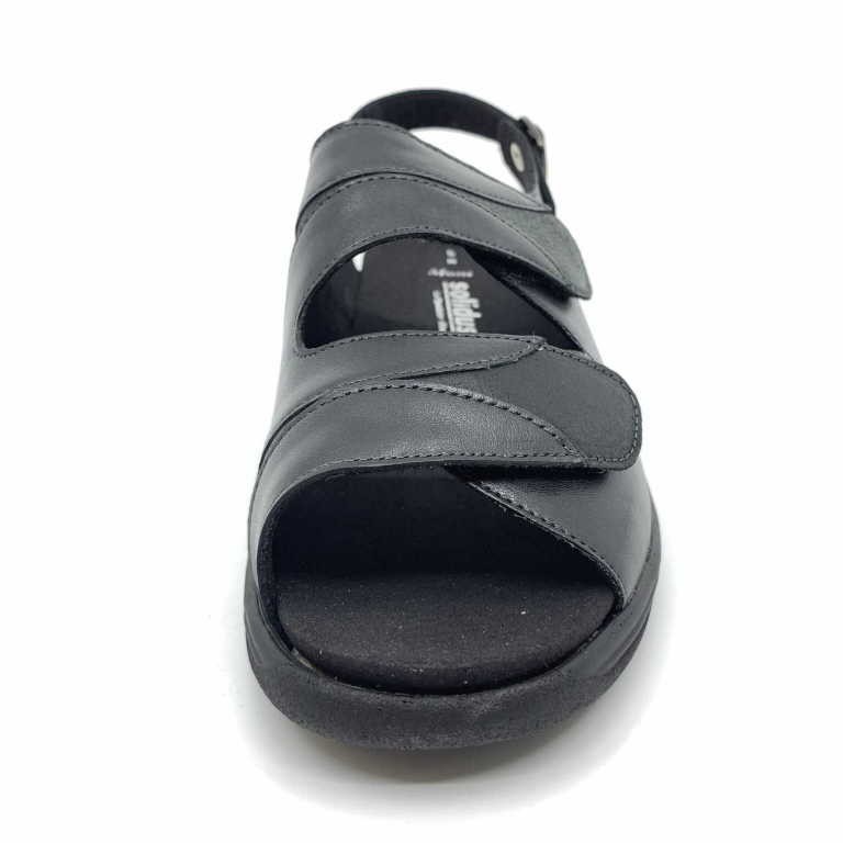 SOLIDUS Komfort Sandalen schwarz Moni