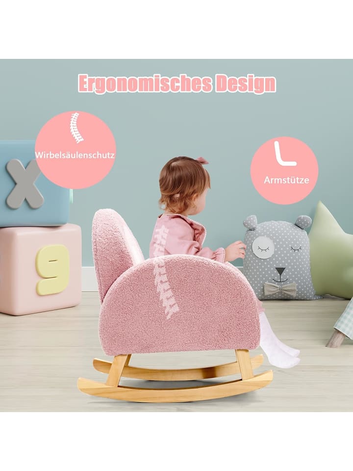 COSTWAY Kindersessel in Rosa günstig kaufen 49 cm