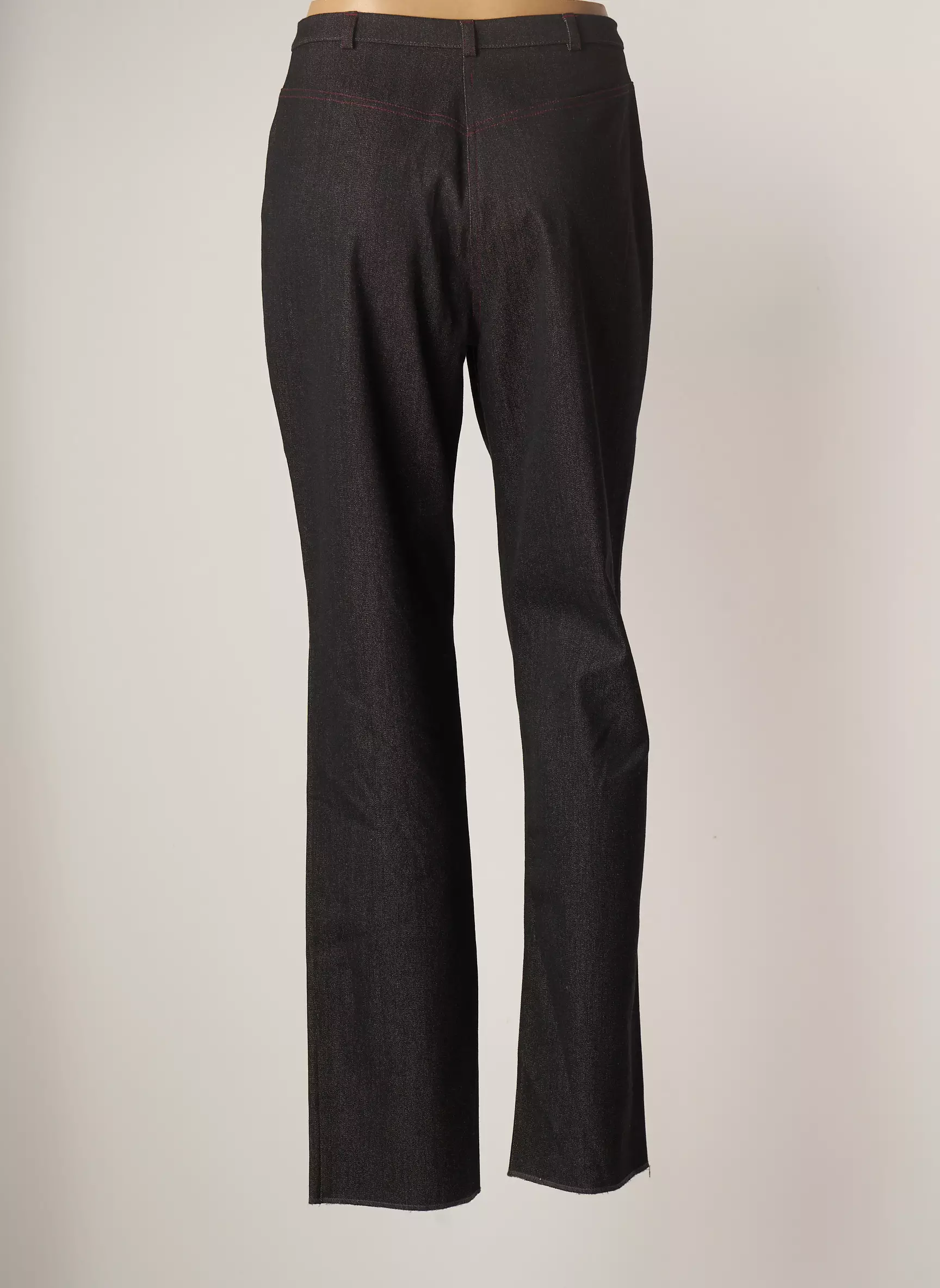 Christian Marry Pantalons Droits Femme couleur noir