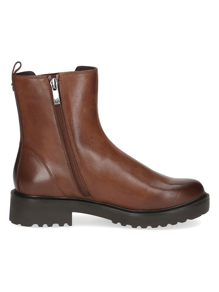 Caprice Leder-Boots in Hellbraun günstig kaufen