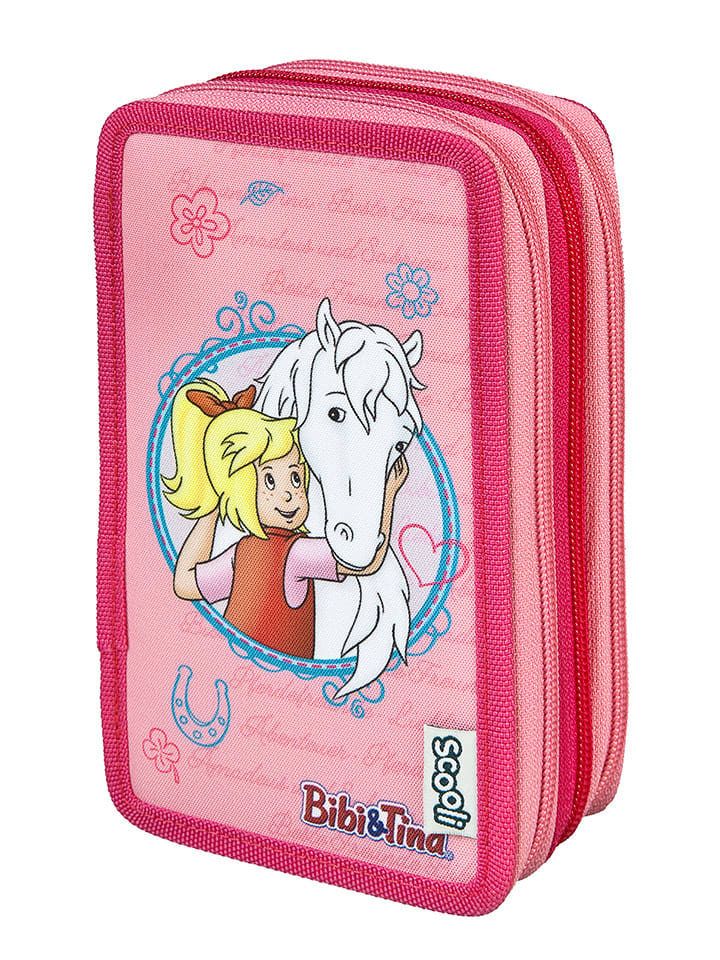 Bibi und Tina Gefülltes Federmäppchen in Rosa - (B)20 x (H)13 x (T)7,5 cm günstig kaufen onesize