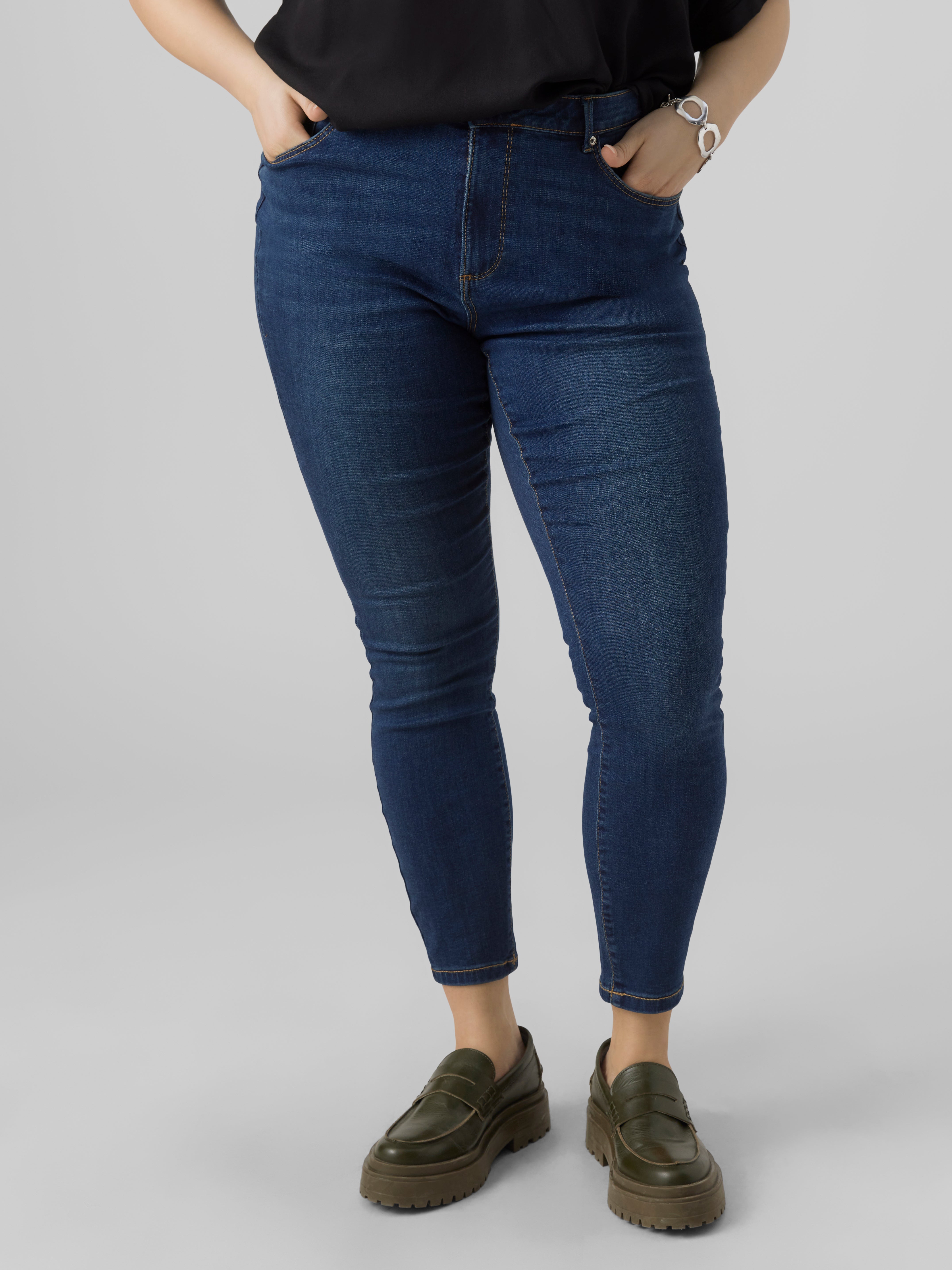 VMSOPHIA Hohe Taille Skinny Fit Jeans