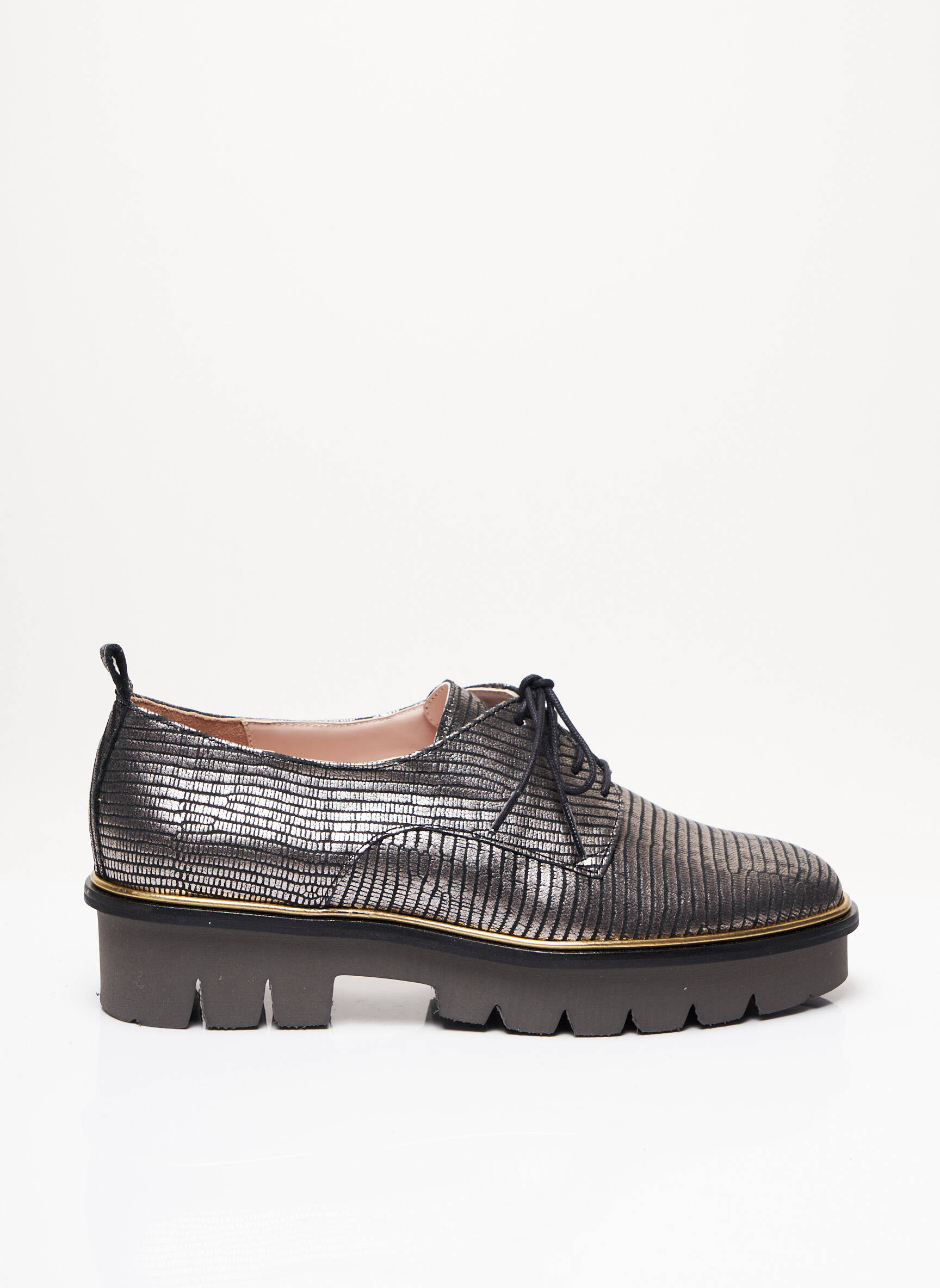 Maurice Manufacture Derby Femme couleur gris