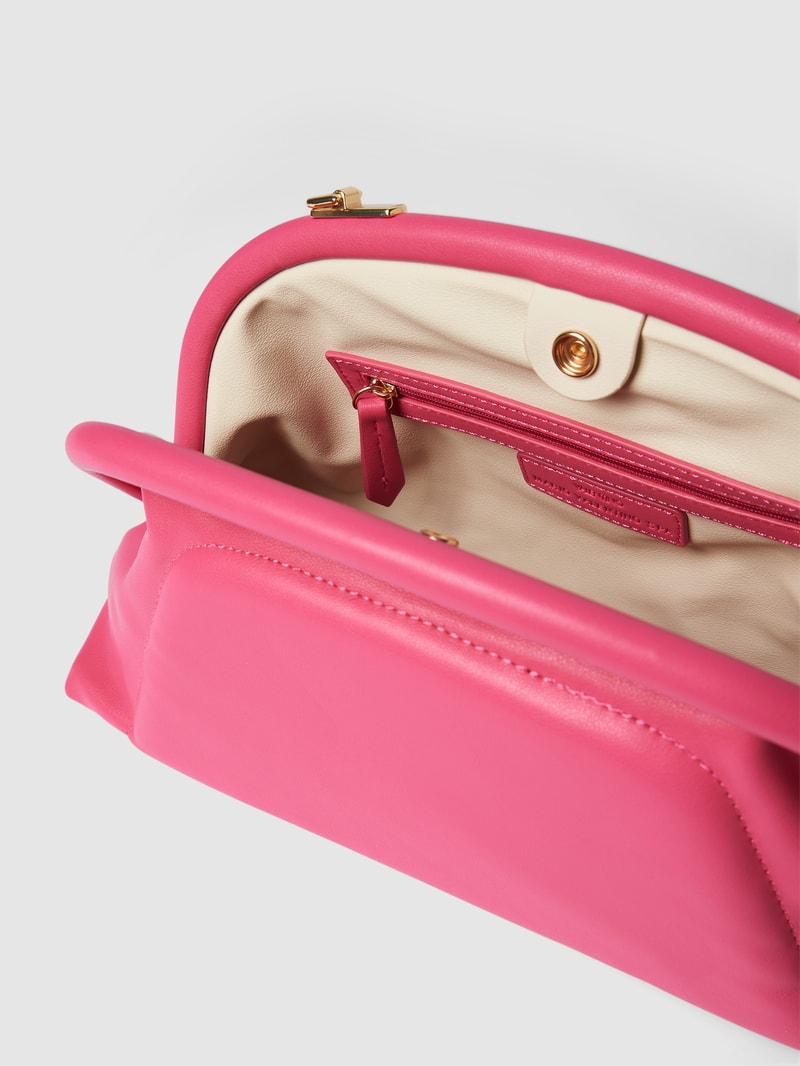 Handtasche mit Label-Detail Modell 'BIKINI' in pink