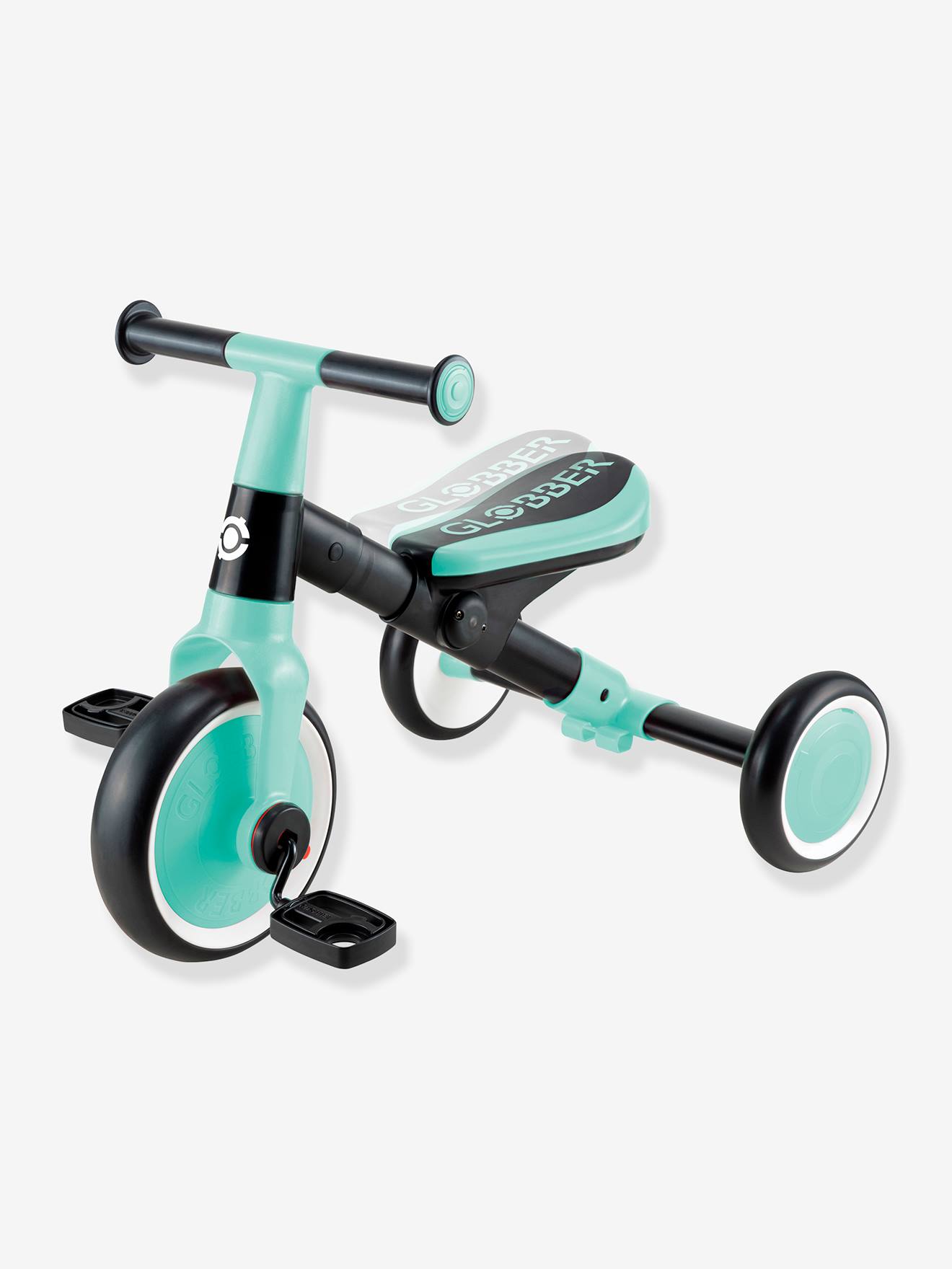 Globber 2-in-1-Dreirad & Laufrad Learning Trike GLOBBER - mintgrün