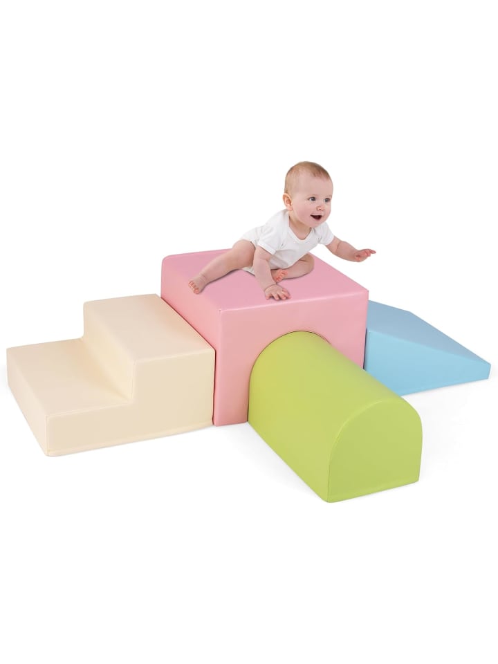 COSTWAY 4 TLG. Schaumstoffbausteine in Rosa günstig kaufen onesize