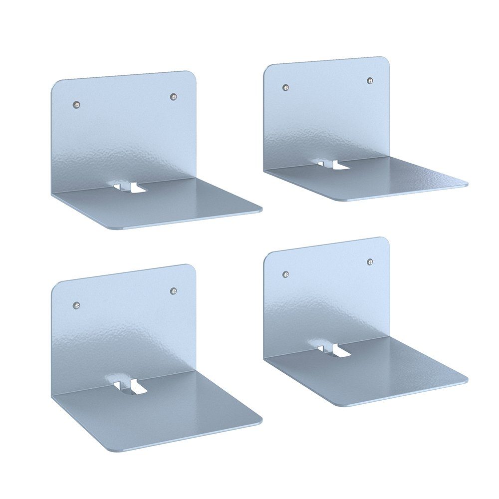 Vicco Bücherregal Wandregal Metallregal GHOST 4er Set
