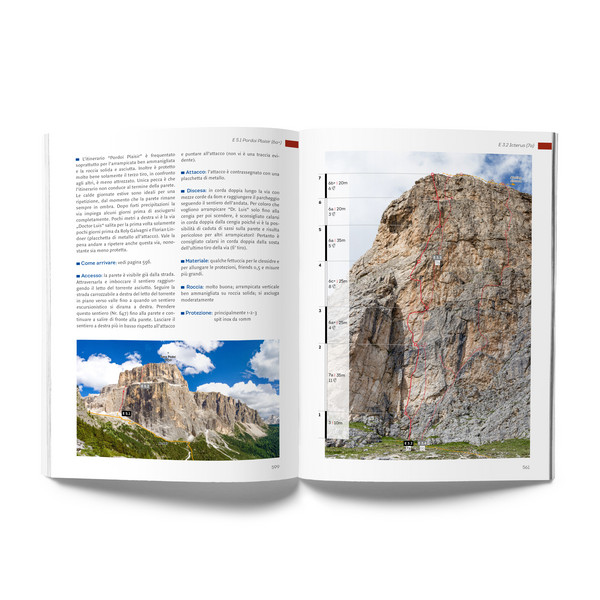 DOLOMITEN MEHRSEILLÄNGEN - Kletterführer