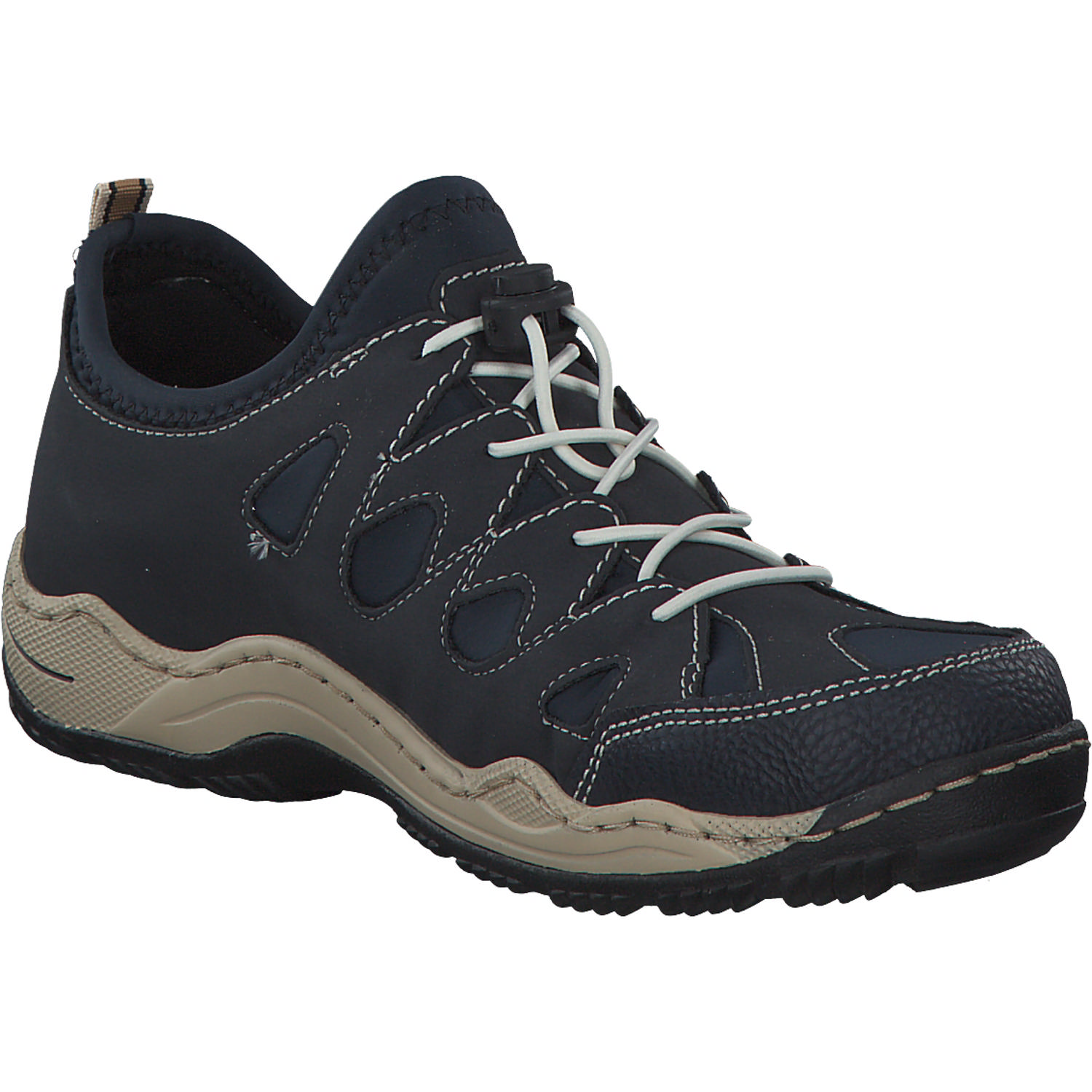 Rieker L0551, Schnürschuhe, Damen, Blau