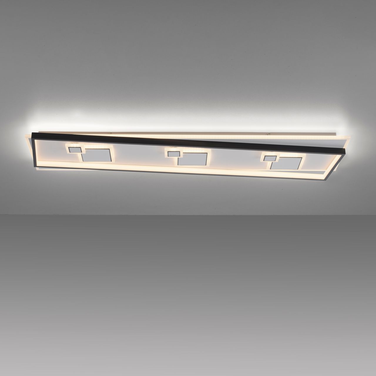 Paul Neuhaus LED Deckenleuchte MAILAK, 1x LED-Board/24Watt   1x LED-Board/12Watt, Weiss