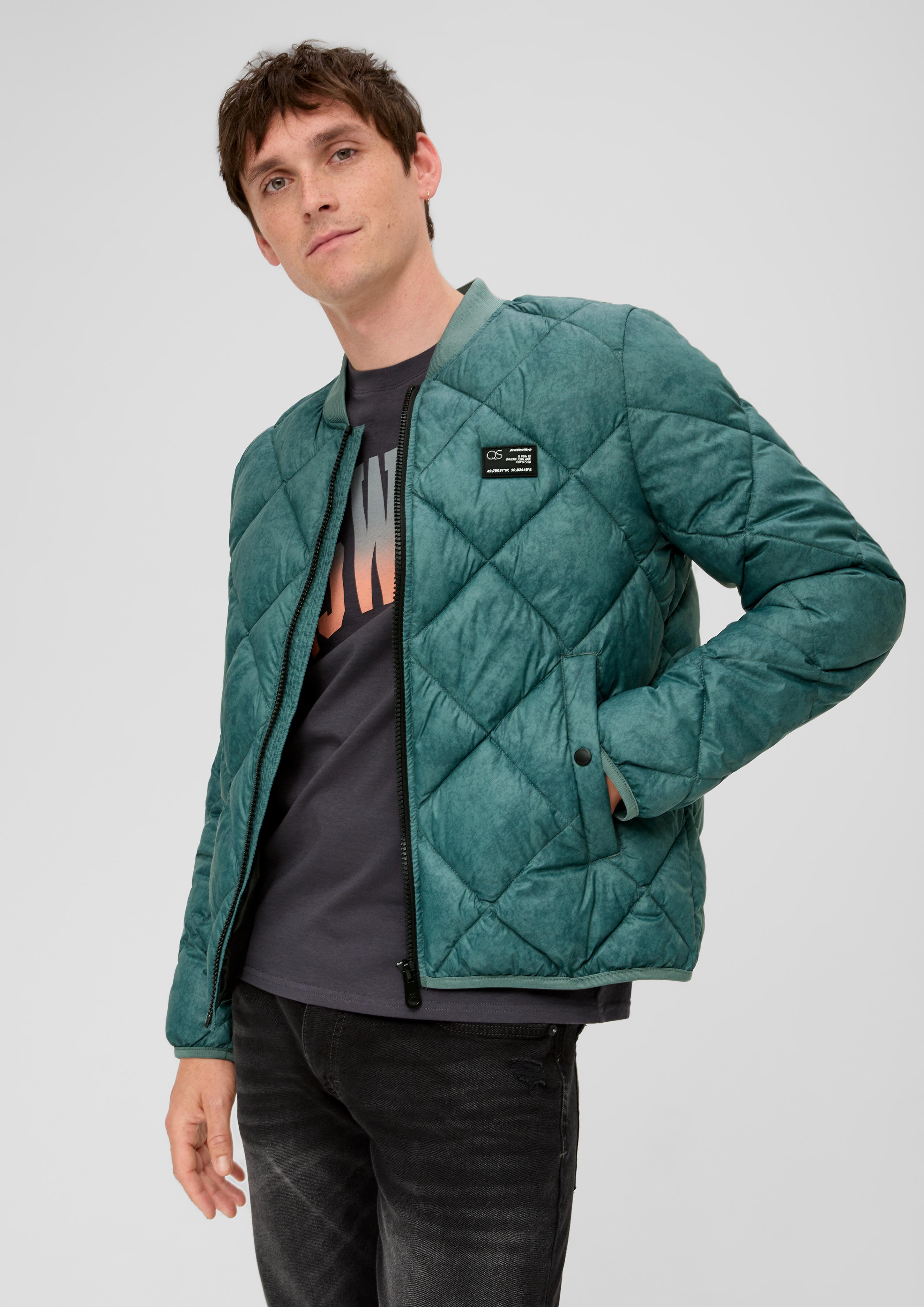 Steppjacke mit Allover-Print  2133550-67A1