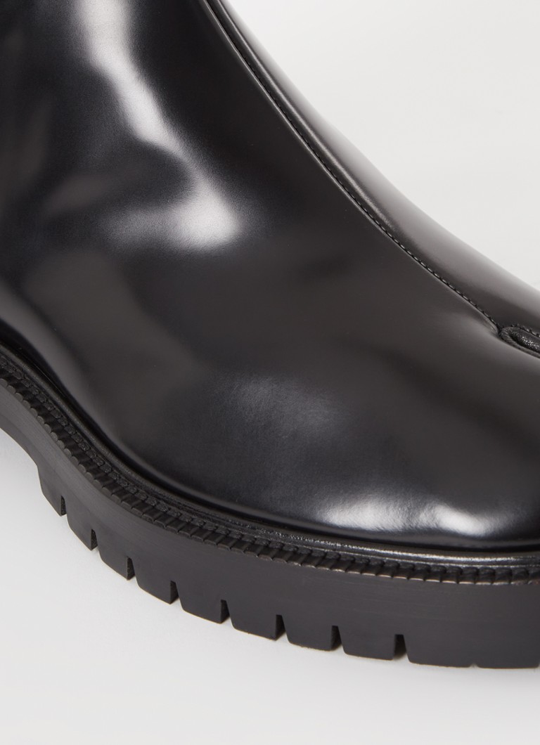 Maison Margiela  Tabi chelsea boot van kalfsleer