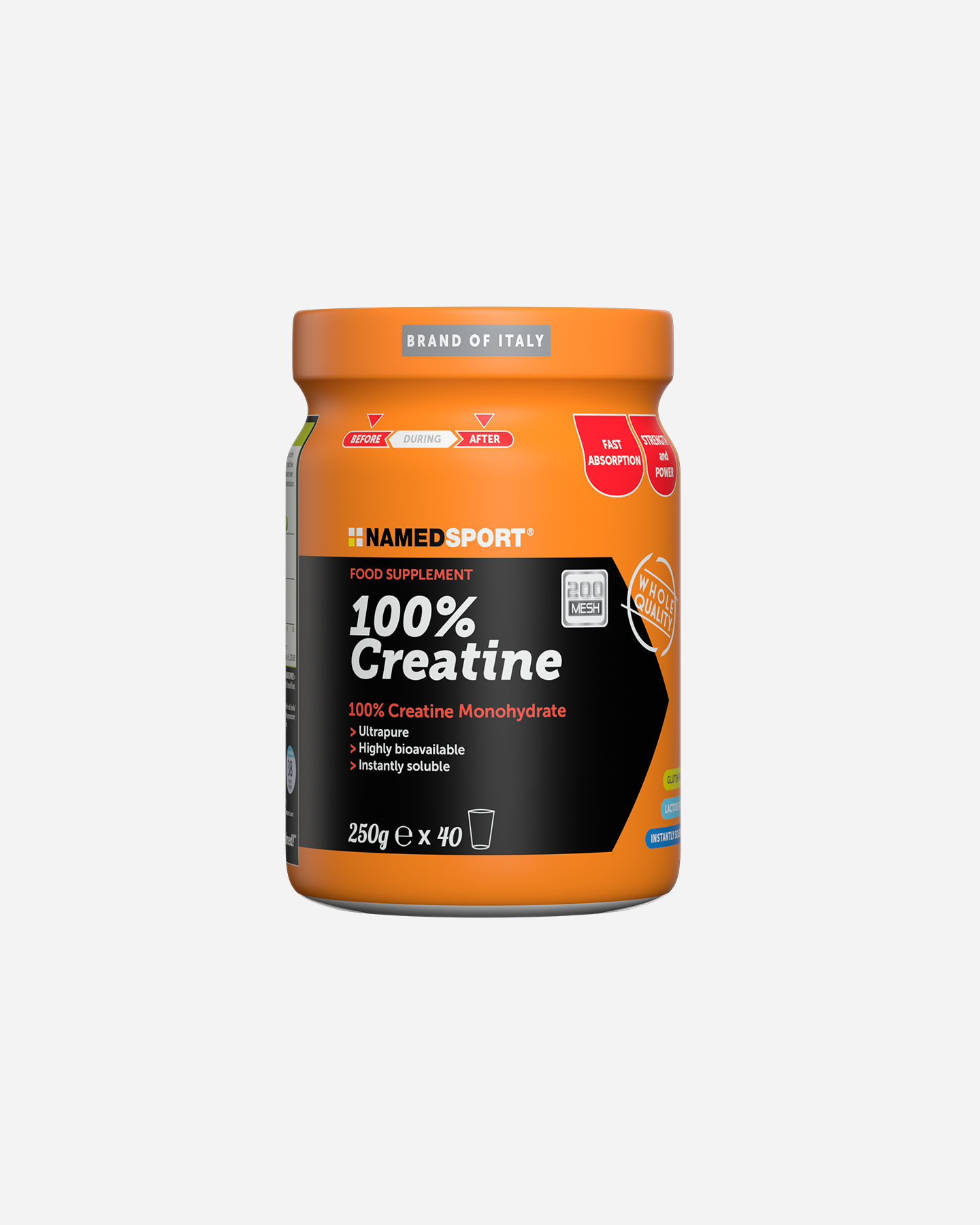 Energetický pomenovaný športový kreatín 100% 250g 200 mesh 1FO-POW-CRE-02