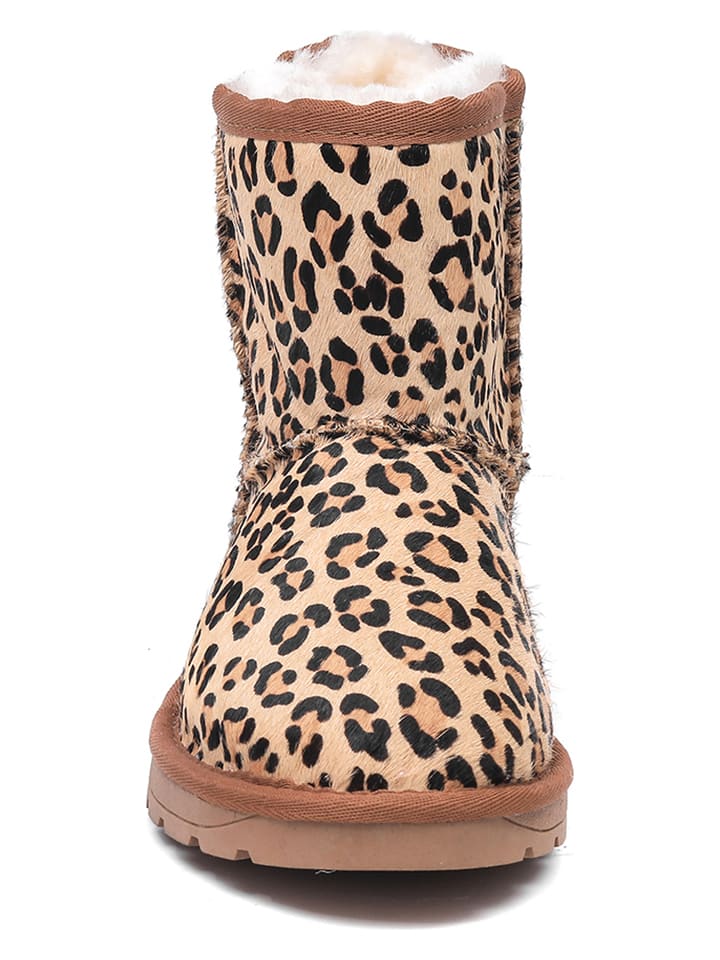 NICEBAY Leder-Winterboots 
