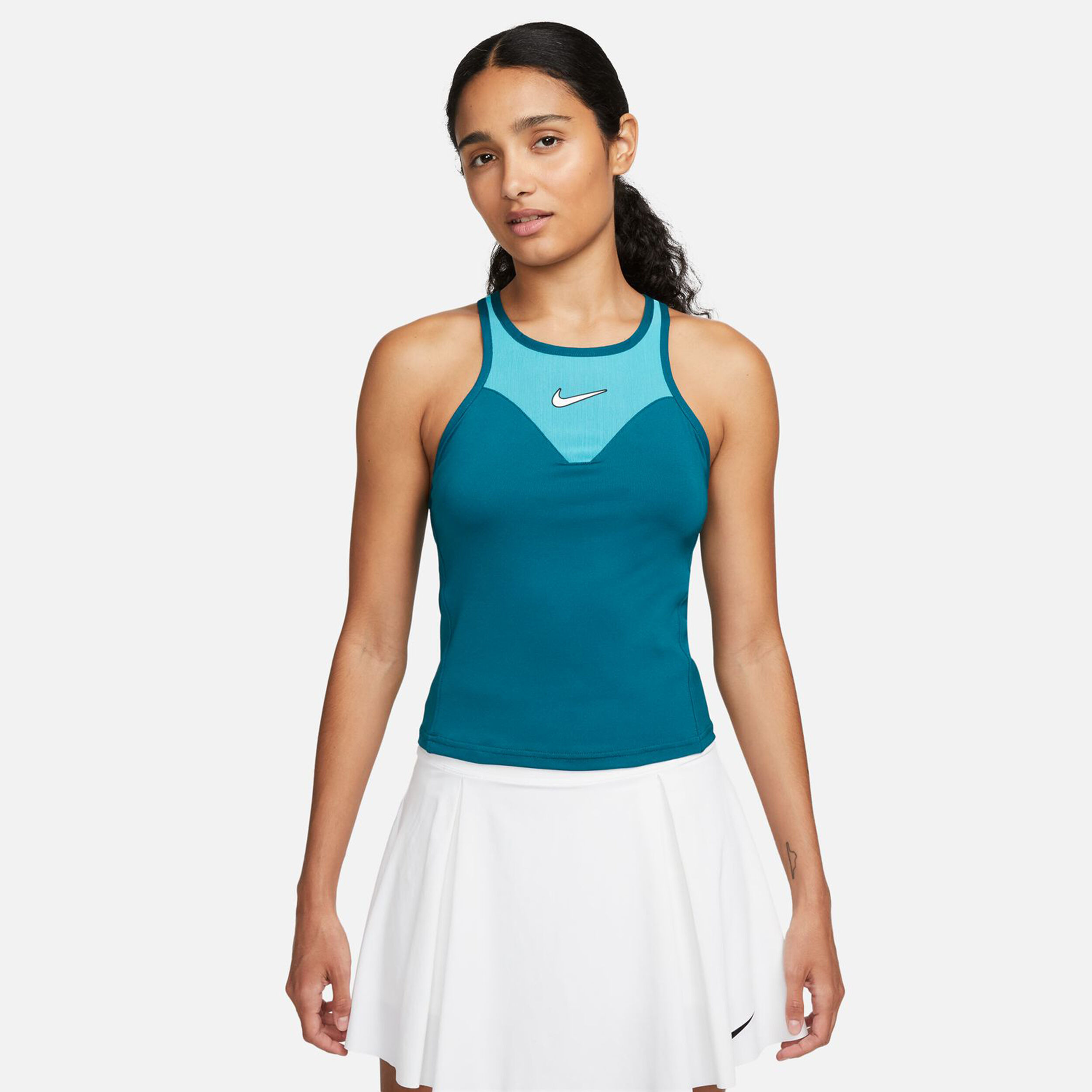 Dri-Fit Court Slam Solid Tank-Top Damen - Petrol, Türkis