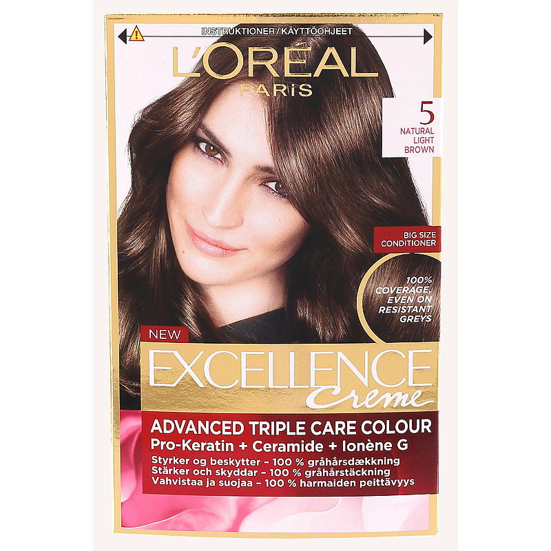 Loreal L'Oréal hårfarge 5. lysebrun