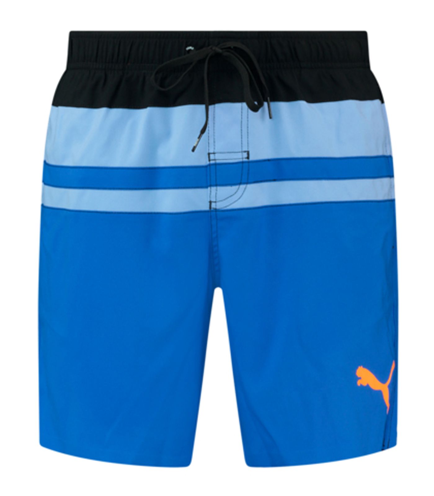 PUMA Benjamin Blue Heritage mittellange Herren-Schwimmhose