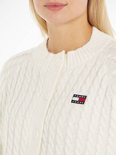 TOMMY-JEANS Damen Strickjacke
