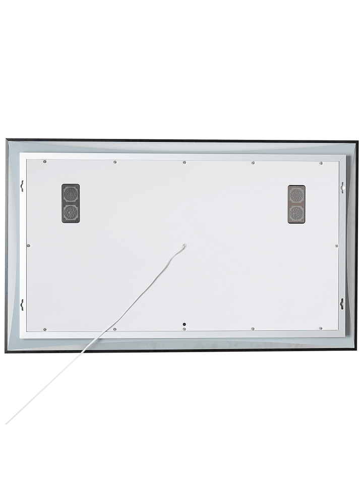 Beliani Badezimmerspiegel ONLAY in Silber - (W) 100 x (H) 60 x (L) 4 cm günstig kaufen onesize