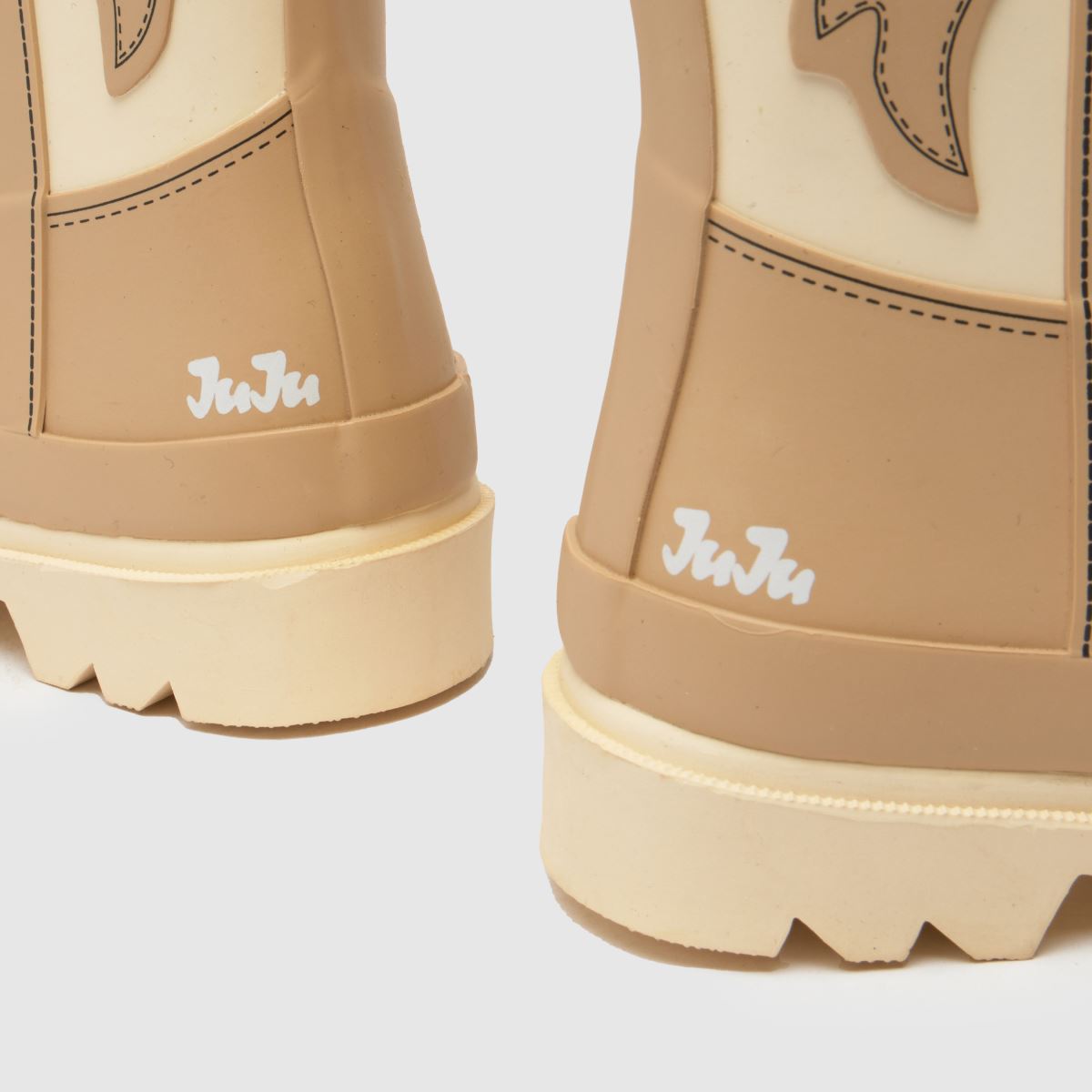 JUJU JELLIES beige docka flickor gummistövlar för småbarn