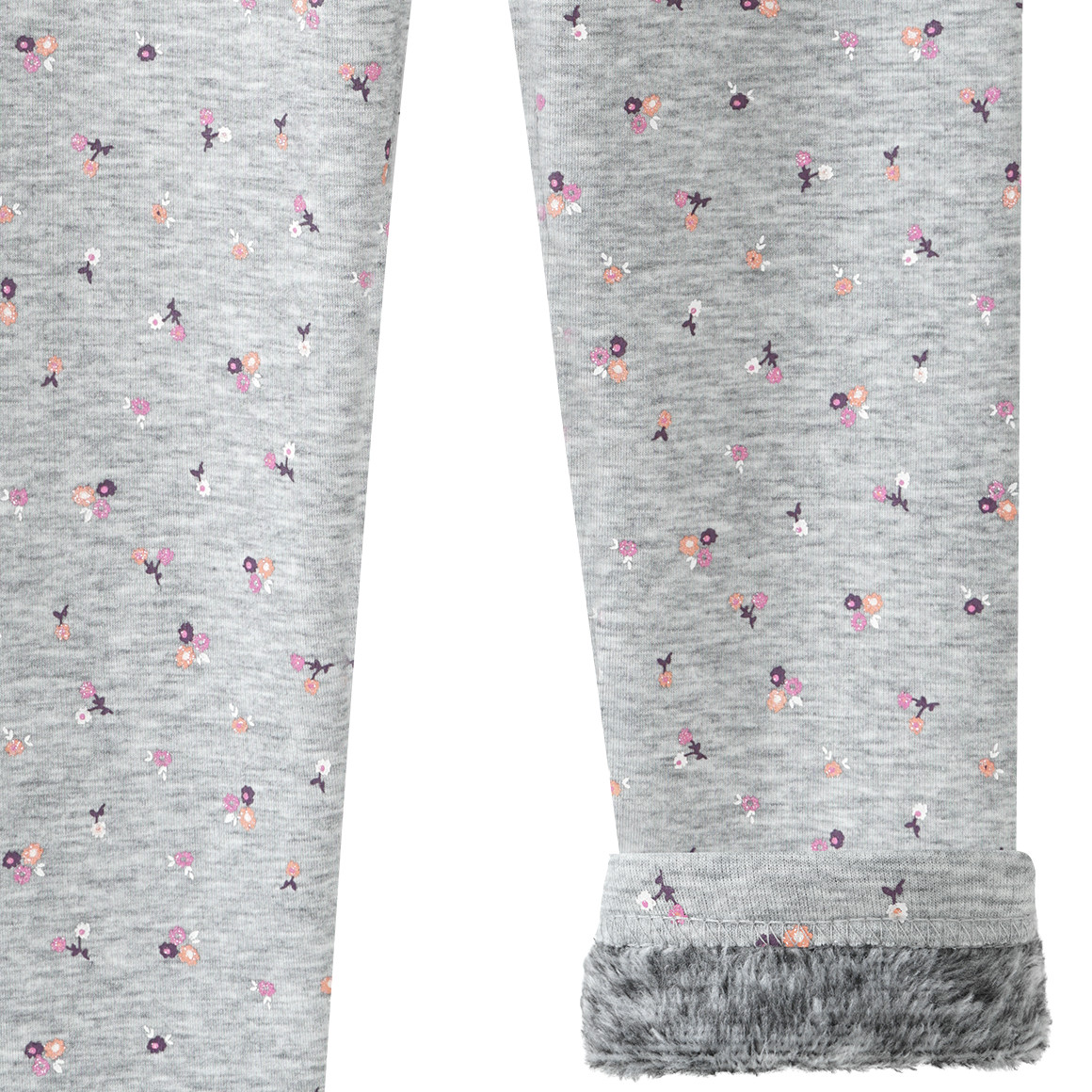 Mädchen Thermo-Leggings mit Blümchen-Allover