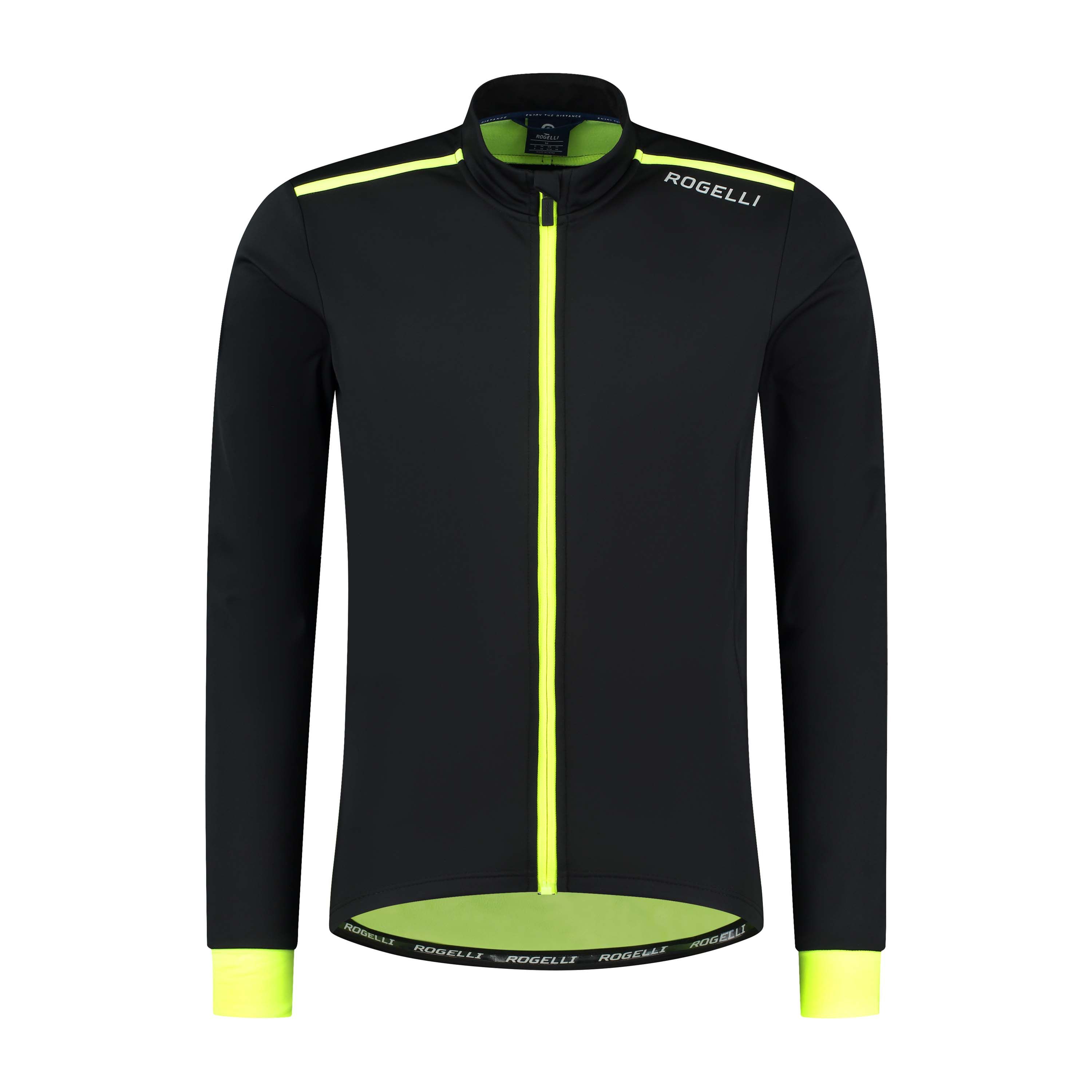 Rogelli Core Black Fluor Kinder Winterjacke