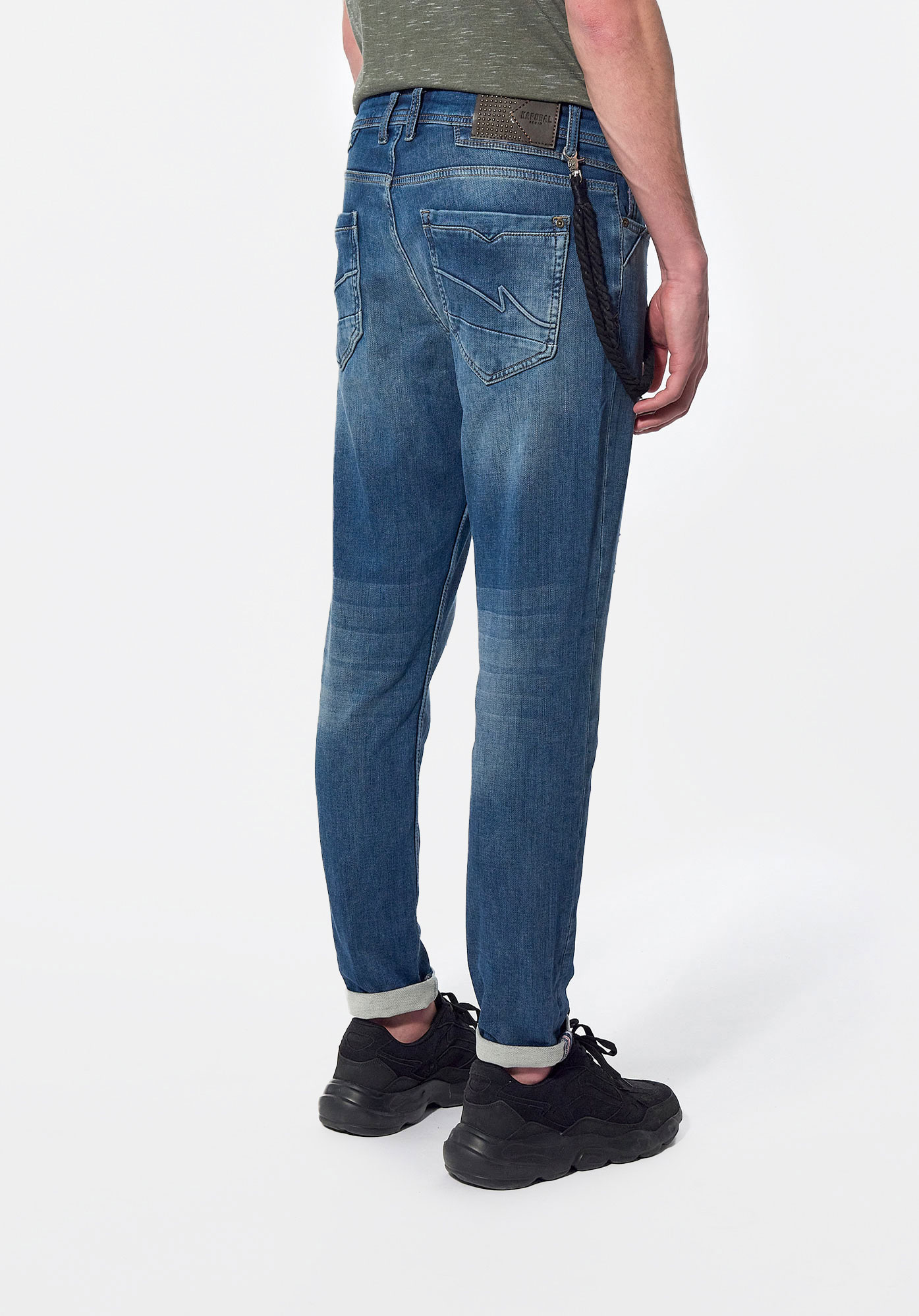 JUDE   Jean tapered slim bleu Homme