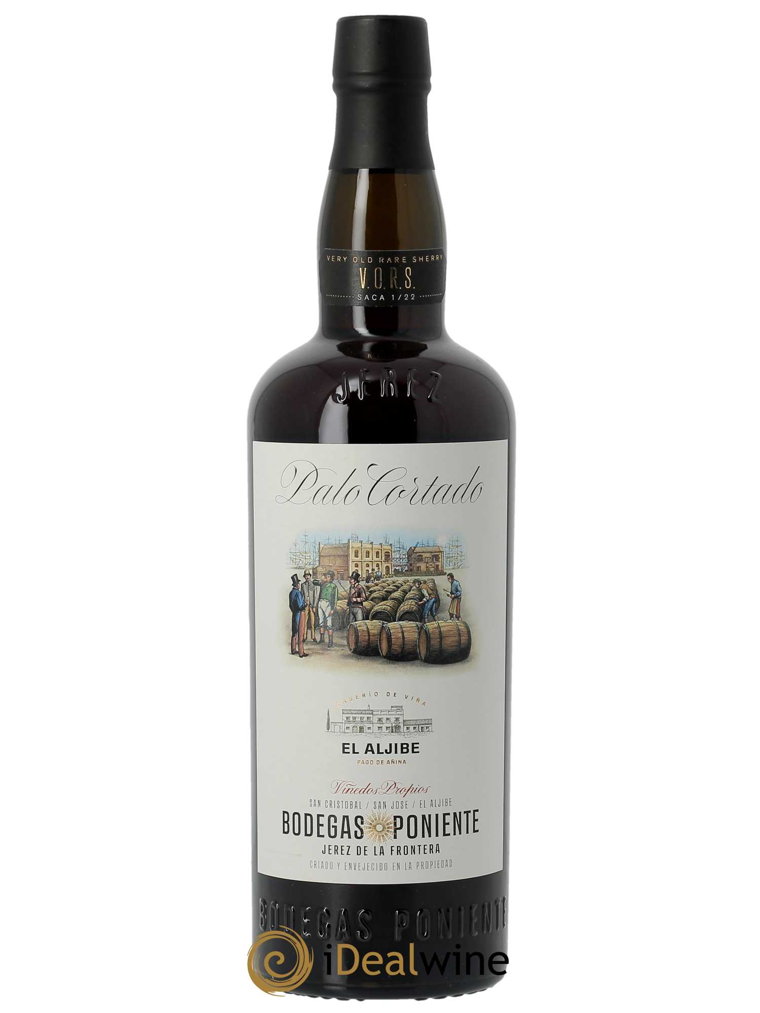 Jerez Palo Cortado Saca 122 Bodegas Poniente Alberto Orte   - Lot de 1 Bouteille