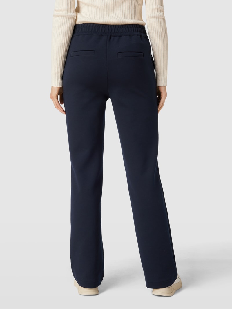 Sweatpants mit Paspeltaschen am Gesäß in marineblau