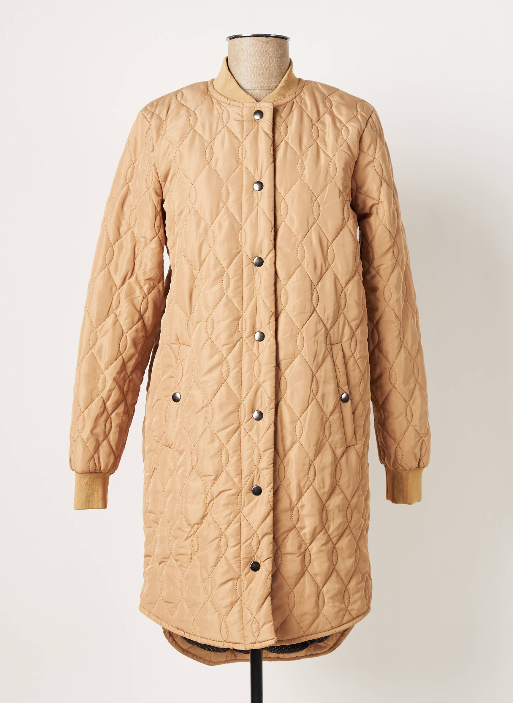 Kaffe Doudounes Femme couleur beige